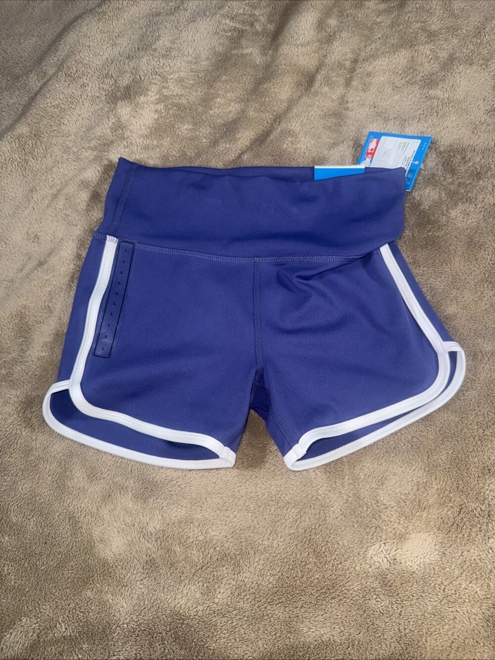 DSG shorts Youth Women L (14) Midnight Blue 3” Momentum High Rise‎ Shorts